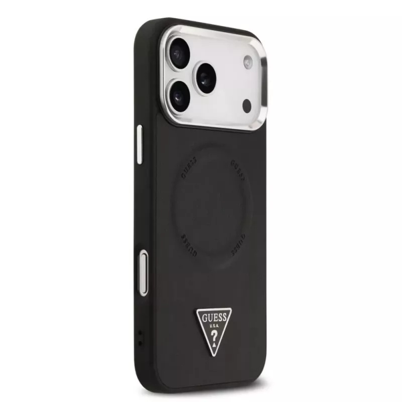Θήκη Guess Triangle Logo MagSafe για iPhone 17 Pro Max (μαύρο)