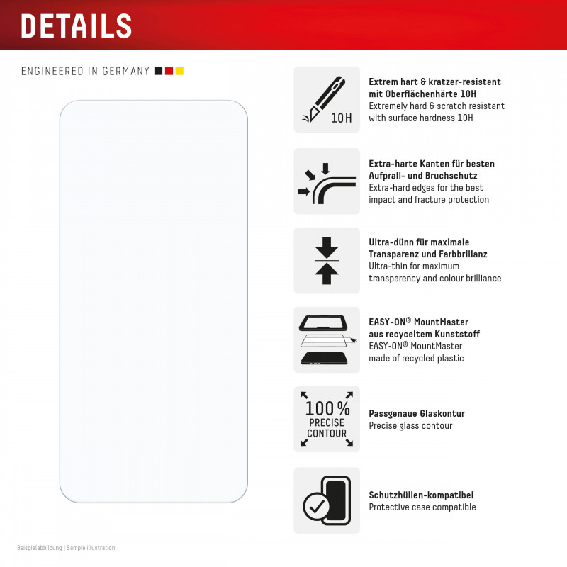 E.V.I. DISPLEX Real Glass MM + Θήκη Samsung Galaxy S24/S25