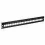 EFB Μπροστινό πάνελ 24xE2000 Duplex, E2000 Compact (RDM) ευθεία έκδοση μαύρο