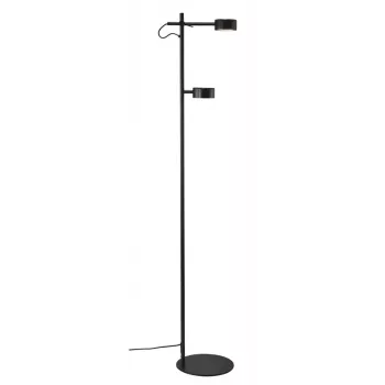 Luca Φωτιστικό Δαπέδου LED, 2x4W, Μαύρο