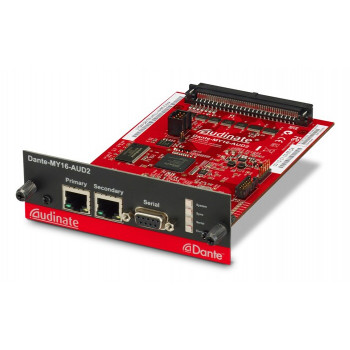 Yamaha Dante-MY16-AUD2 - κάρτα διεπαφής Dante 16 Channel Digital In/Out, 2x RJ-45, 24-bit
