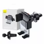 Baseus Easy Control Clamp βάση κινητού αυτοκινήτου για γρίλια (μαύρο)