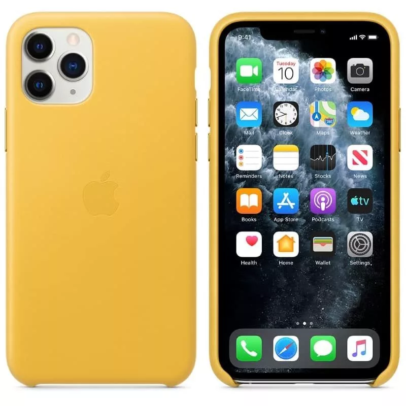 Apple iPhone 11 Pro δερμάτινη θήκη MWYA2ZM/A Meyer Lemon
