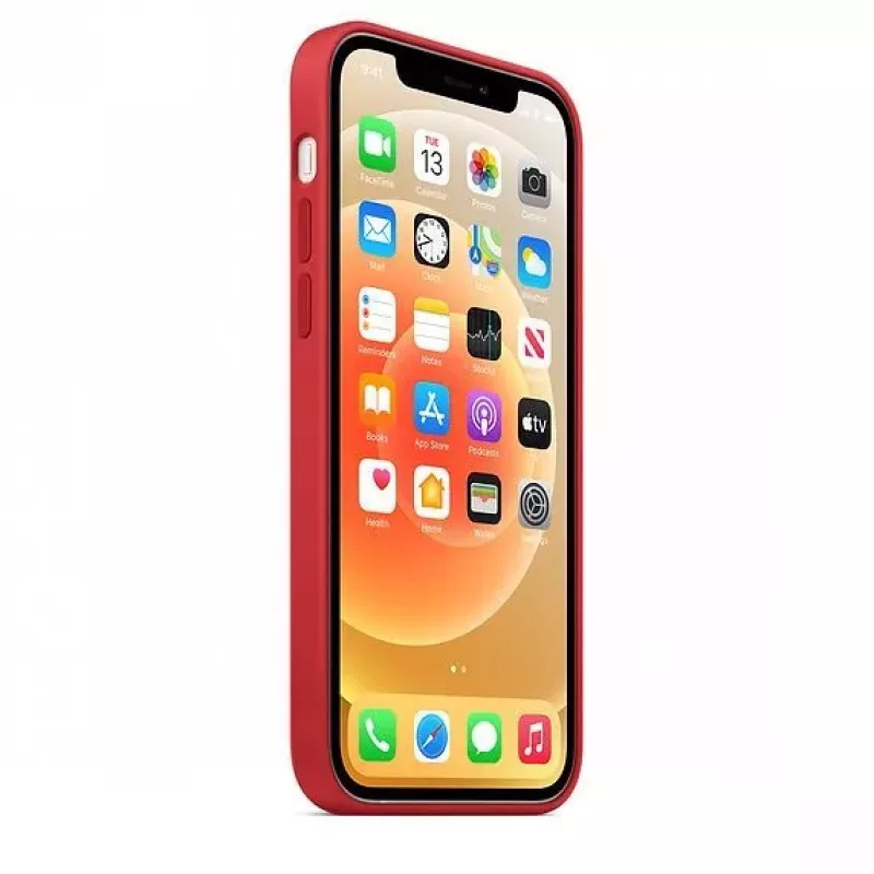 Apple θήκη σιλικόνης με MagSafe για iPhone 12 mini κόκκινο