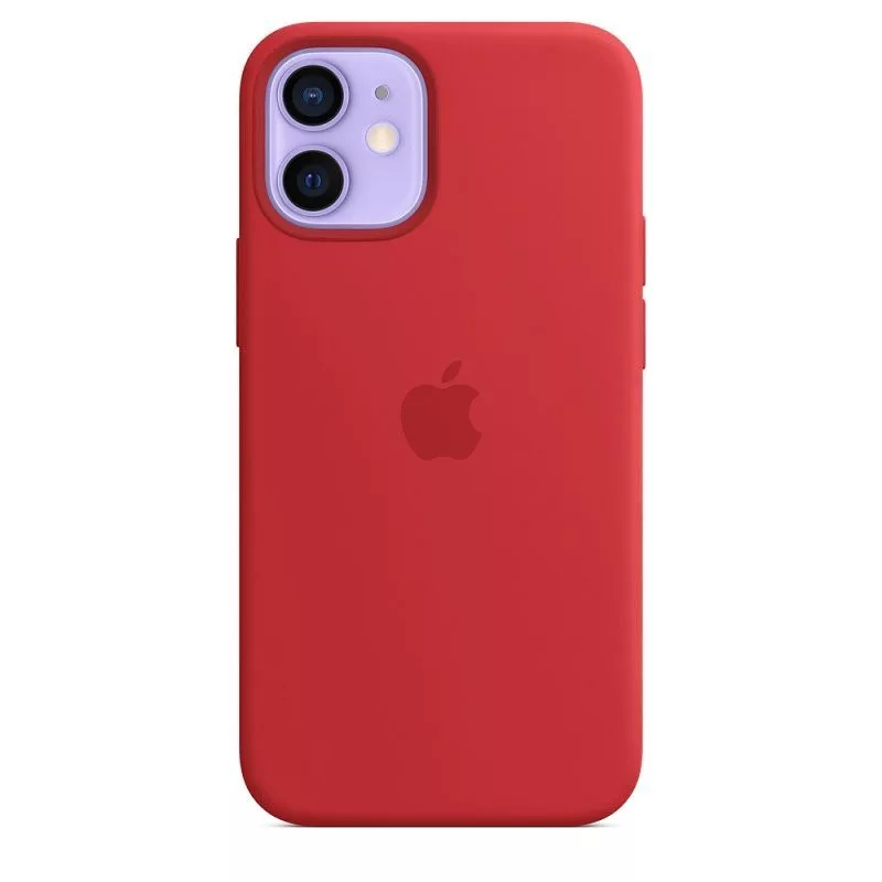 Apple θήκη σιλικόνης με MagSafe για iPhone 12 mini κόκκινο