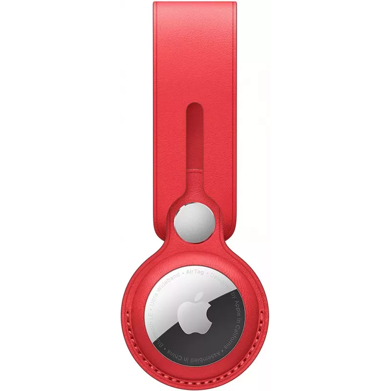 Apple AirTag δερμάτινο λουράκι κόκκινο
