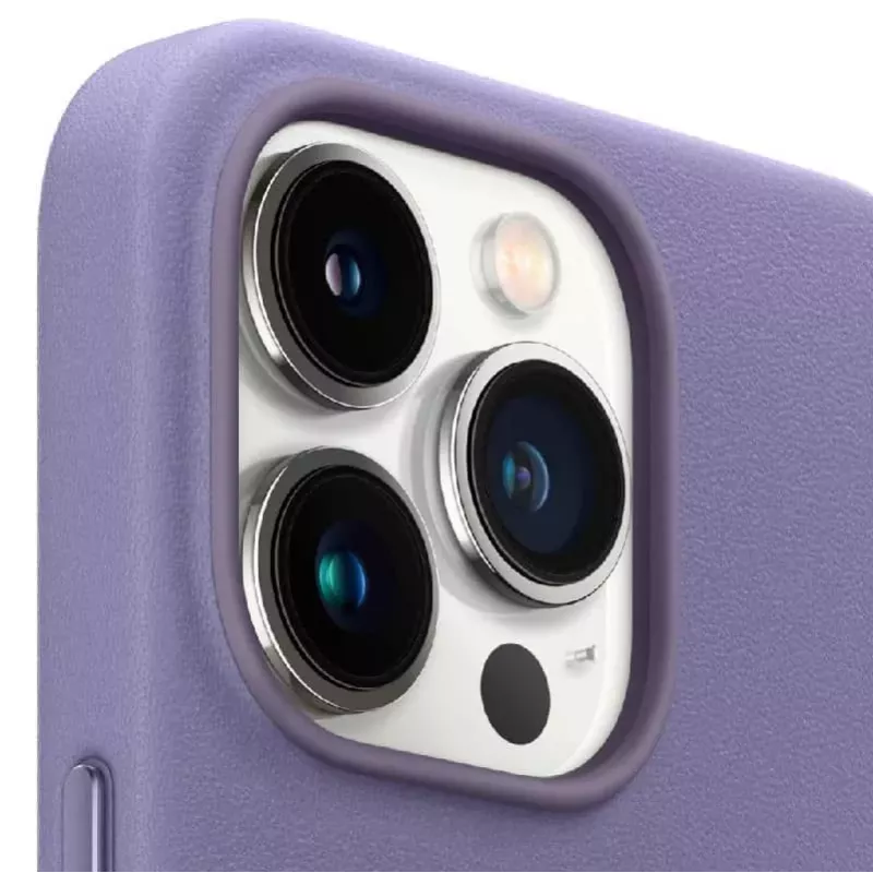Apple iPhone 13 Pro Max δερμάτινη θήκη με MagSafe Wisteria