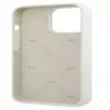 Θήκη Lacoste για Apple iPhone 13 Pro Liquid Silicone Allover Pattern λευκή