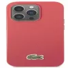 Θήκη Lacoste για Apple iPhone 14 Pro Iconic Petit Pique Logo κόκκινη