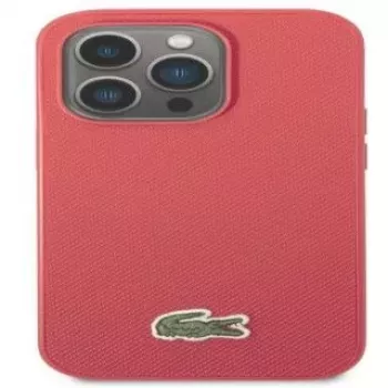 Θήκη Lacoste για Apple iPhone 14 Pro Iconic Petit Pique Logo κόκκινη