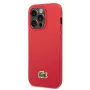 Θήκη Lacoste για Apple iPhone 14 Pro Iconic Petit Pique Logo κόκκινη