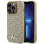 Guess Apple iPhone 15 Pro Max HC PU Disco Script Metal Gold θήκη πλάτης