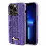Guess Sequin Script Logo θήκη για iPhone 14 Pro Max μωβ
