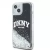 DKNY Apple iPhone 15 Hardcase Liquid Glitter Big Logo Μαύρο