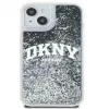 DKNY Apple iPhone 15 Hardcase Liquid Glitter Big Logo Μαύρο