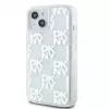 DKNY Apple iPhone 15 Hardcase Liquid Glitter Multilogo Λευκό
