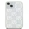 DKNY Apple iPhone 15 Hardcase Liquid Glitter Multilogo Λευκό