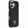 Guess Apple iPhone 17 PU Δερμάτινη Triangle Logo MagSafe Θήκη Μαύρο