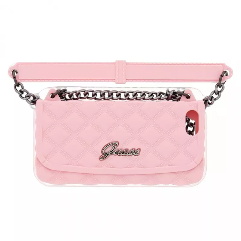 Apple Quilted Clutch Θήκη σιλικόνης για iPhone 6 Ροζ
