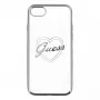 Guess Apple iPhone 7 / 8 Heart Θήκη TPU Ασημί