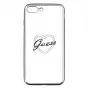 Guess Apple iPhone 7 Plus / 8 Plus Apple Heart Θήκη TPU Ασημί