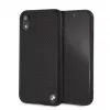 BMW Apple iPhone XR Perforated Leather Σκληρή Θήκη Μαύρο