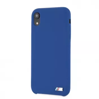 BMW Apple iPhone XR Σκληρή θήκη σιλικόνης Navy