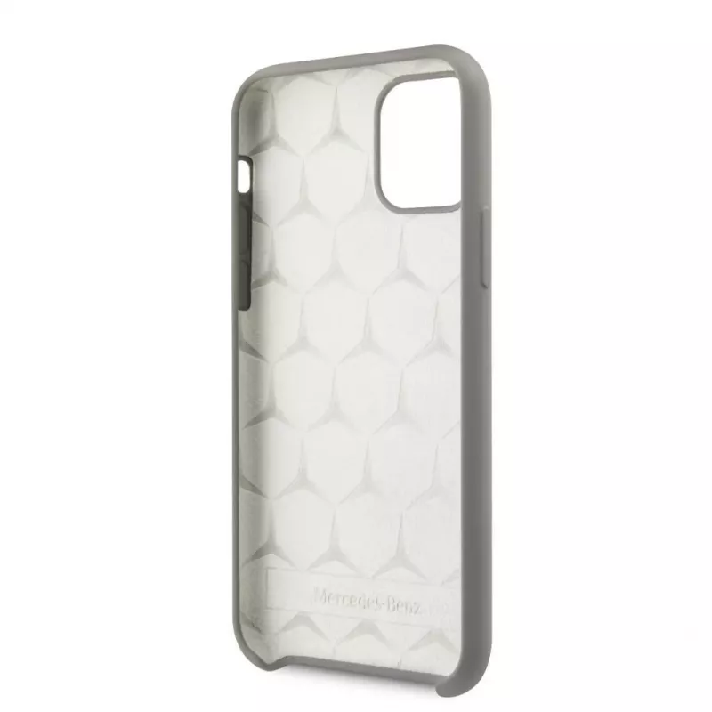 Mercedes-Benz Apple iPhone 11 Θήκη υγρής σιλικόνης Grey