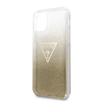 Guess Apple iPhone 11 Pro Solid Glitter Θήκη Gold