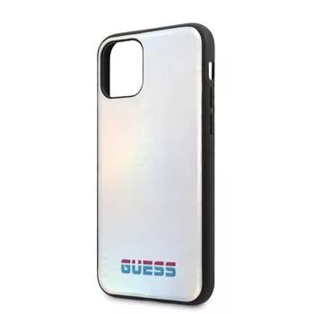 Guess Apple iPhone 11 Pro Iridescent Θήκη Ασημί