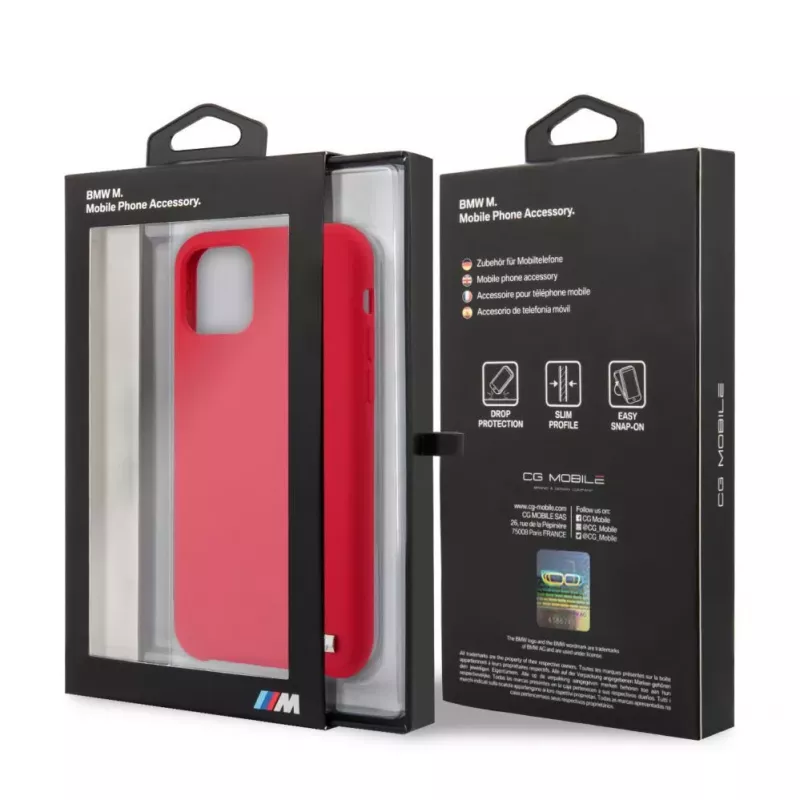 BMW Apple iPhone 11 Pro Σκληρή θήκη σιλικόνης Κόκκινο