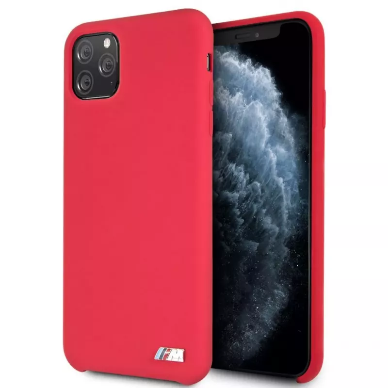 BMW Apple iPhone 11 Pro Max Σκληρή θήκη σιλικόνης Κόκκινο