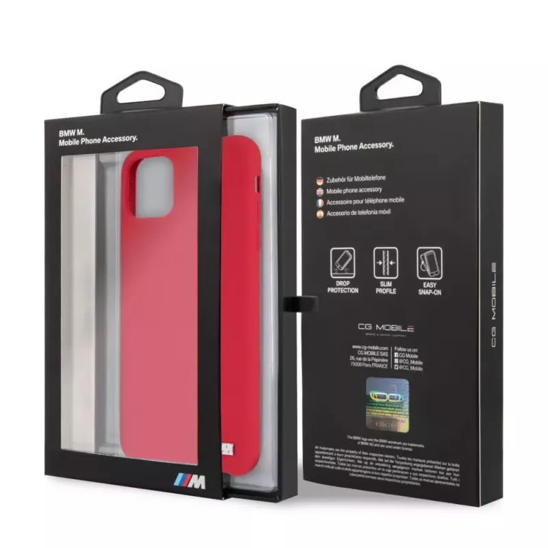 BMW Apple iPhone 11 Pro Max Σκληρή θήκη σιλικόνης Κόκκινο