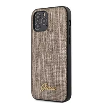 Guess iPhone 12 Pro Max Lizard Θήκη Χρυσό
