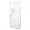 Guess Apple iPhone 12/12 Pro PC/TPU Marble Θήκη Λευκό