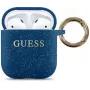 Guess AirPods Θήκη Σιλικόνης Μπλε