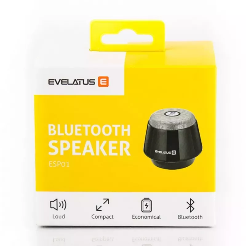 Evelatus Ηχείο Bluetooth ESP01 Μαύρο