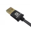 Evelatus καλώδιο δεδομένων Micro USB EDC02 Dual Side Gold Plated Connectors μαύρο