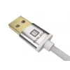 Evelatus καλώδιο δεδομένων Micro USB EDC02 Dual Side Gold Plated Connectors λευκό