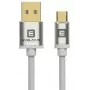 Evelatus καλώδιο δεδομένων Micro USB EDC02 Dual Side Gold Plated Connectors λευκό