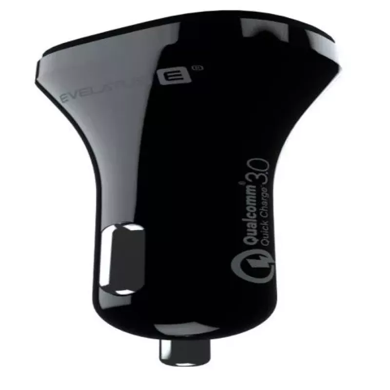 Evelatus Quick Car Charger QCC02 Μαύρο