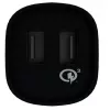 Evelatus Quick Car Charger QCC02 Μαύρο