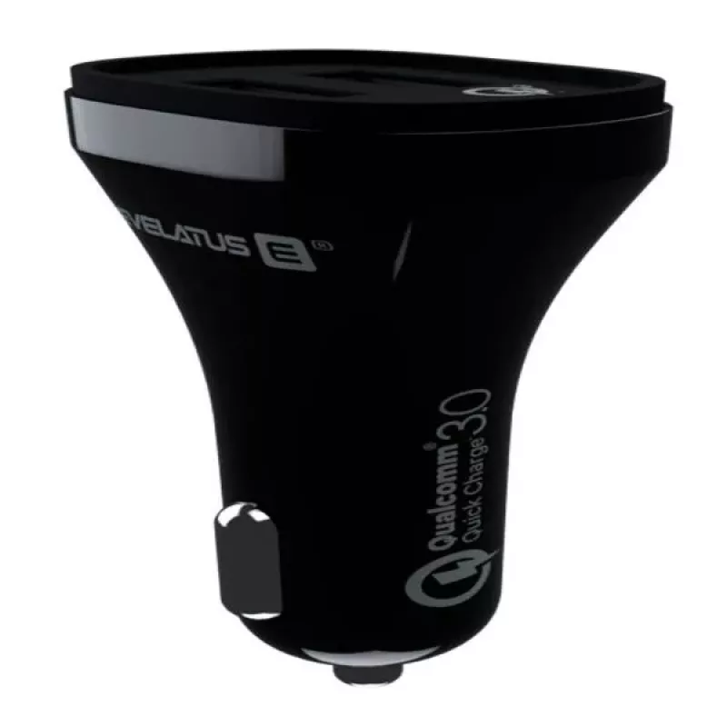 Evelatus Quick Car Charger QCC02 Μαύρο