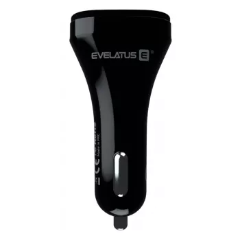 Evelatus Quick Car Charger QCC02 Μαύρο