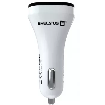 Evelatus Quick Car Charger QCC02 Λευκό