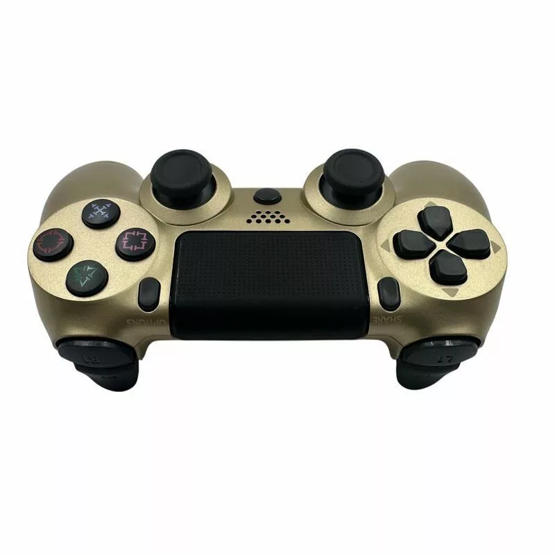 GameBox P4 Ασύρματο Vibration Bluetooth Controller για PlayStation 4 / PC / TV / TV Box Χρυσό