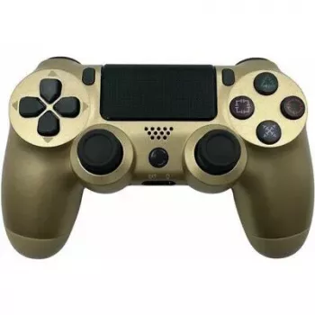 GameBox P4 Ασύρματο Vibration Bluetooth Controller για PlayStation 4 / PC / TV / TV Box Χρυσό