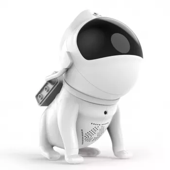 Elight G6 Space Dog Nebula Effect Projector Τοίχου & Οροφής με Ηχείο, Bluetooth App, Τηλεχειριστήριο, Λευκό
