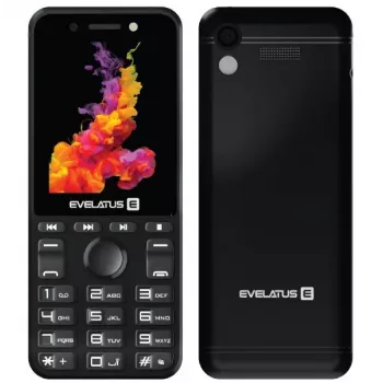 Evelatus Tron DS Μαύρο Απλό Κινητό