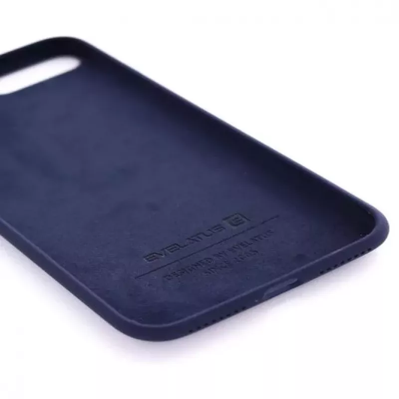 Evelatus Apple iPhone 7 Plus/8 Plus Premium Soft Touch Θήκη Σιλικόνης Midnight Blue